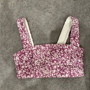 Sincerely Jules by bandier floral sports bra - size medium